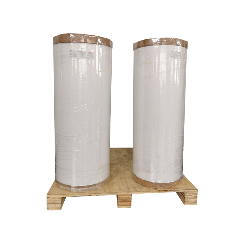 Vinile Yupo PP bianco opaco da 75 um/adesivo a solvente/liner in glassine bianco da 60 g