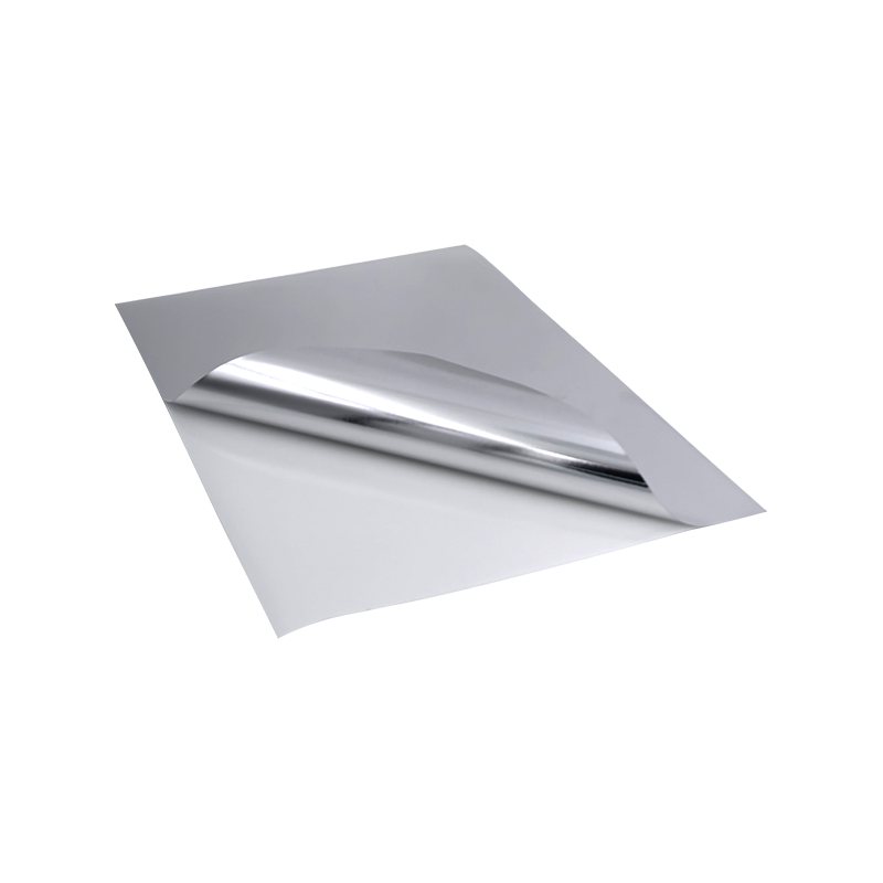 Materiale per etichette in PP argento brillante
