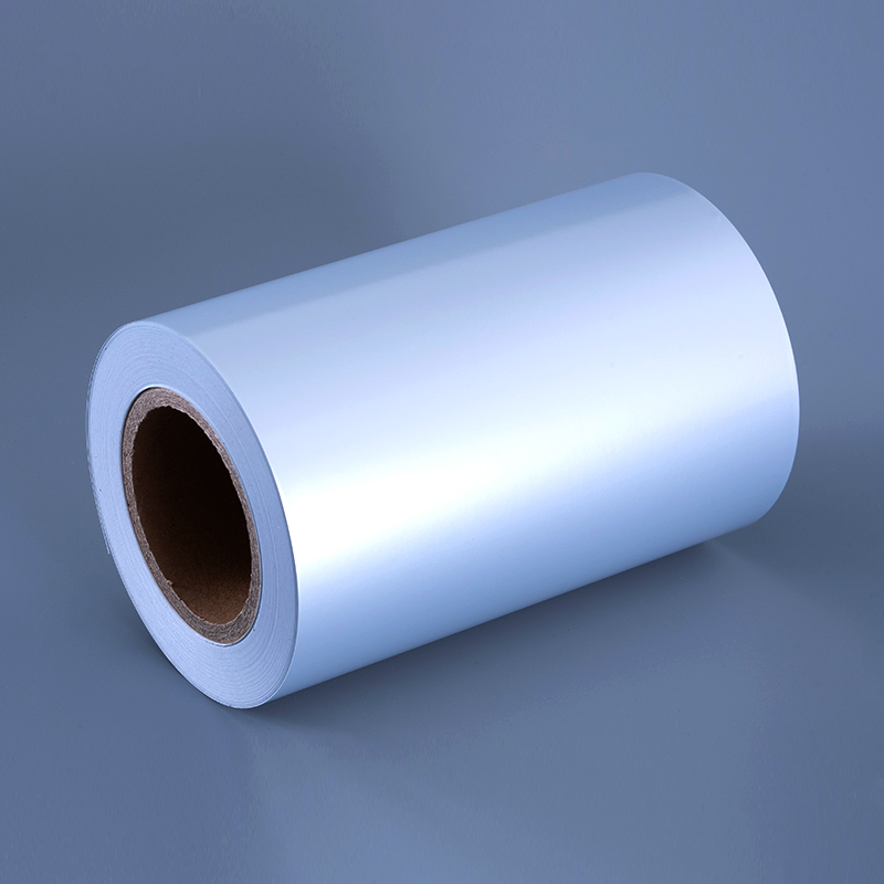 Materiali per etichette in pellicola di poliestere argento opaco da 50 mic con adesivo acrilico a base d'acqua e rivestimento a base d'acqua