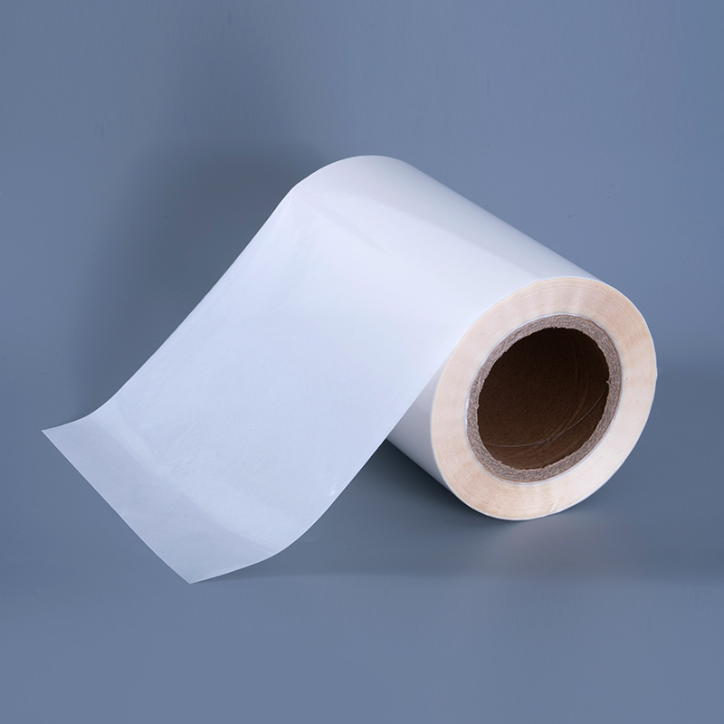 Rotolo Jumbo di etichette autoadesive in vinile con pellicola in poliestere autoadesiva trasparente da 50 mic