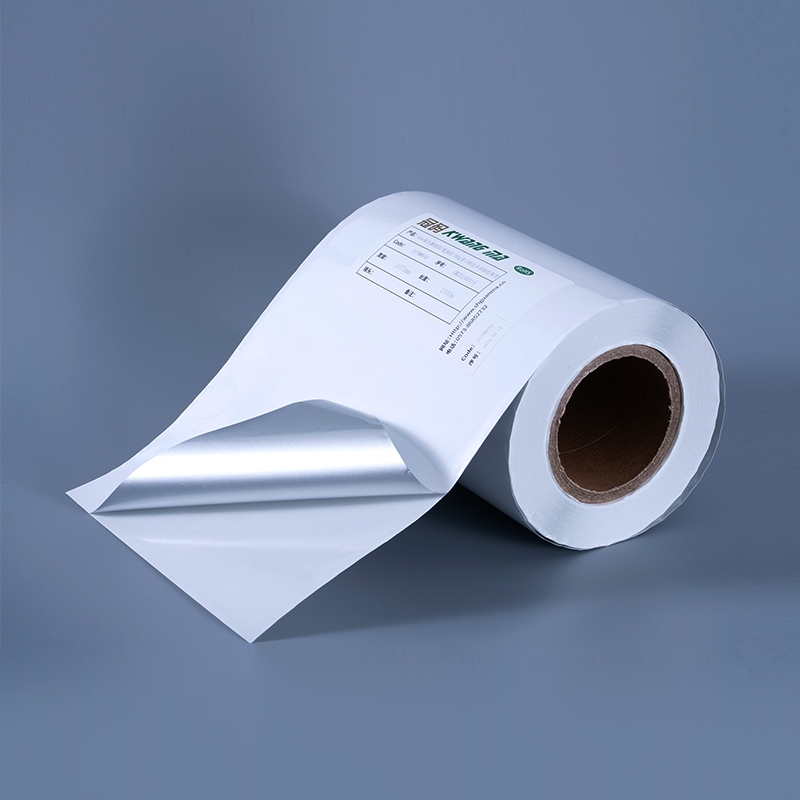 Etichetta autoadesiva in film di poliestere alluminato bianco lucido da 25 mic con adesivo acrilico a base acqua per stampa a getto d'inchiostro