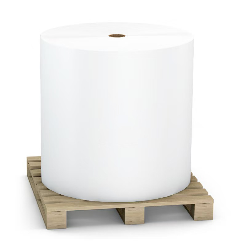 Etichetta flessografica in carta autoadesiva senza legno da 70 g/m² con colla acrilica