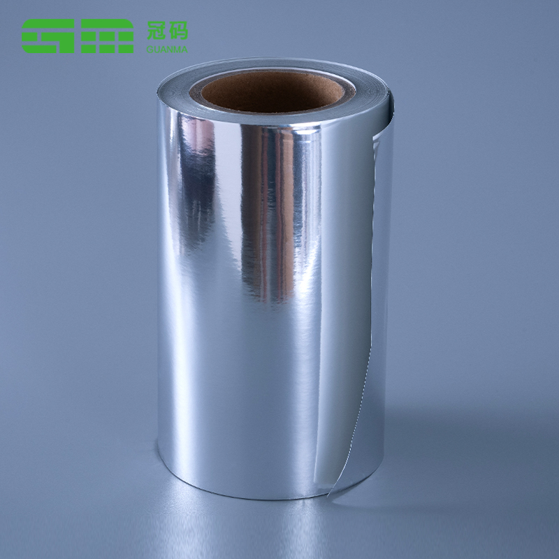 Rotolo Jumbo di carta autoadesiva in PP argento lucido da 50 mic con colla per pneumatici