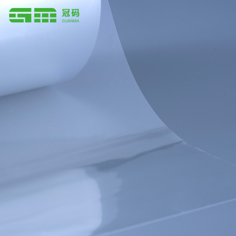 Rotolo Jumbo in PP autoadesivo trasparente da 50 micrometri con rivestimento in PET trasparente