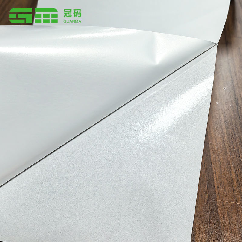 Etichetta in carta adesiva per pneumatici con colla in gomma ad adesione più forte