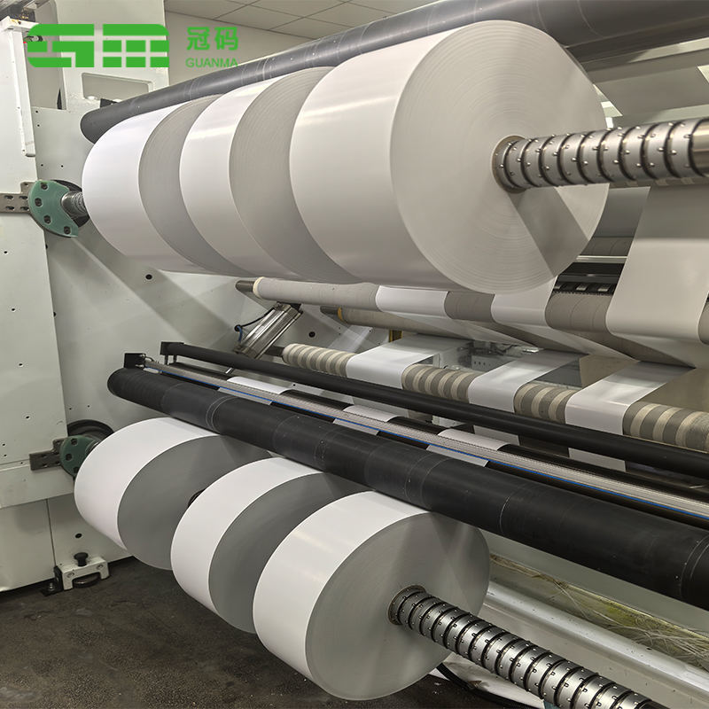 Etichetta in carta adesiva per pneumatici con colla in gomma ad adesione più forte